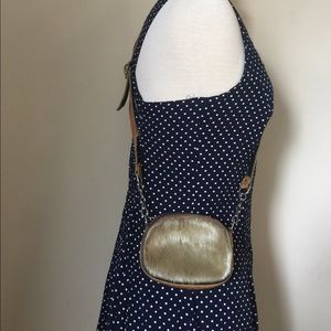 Vintage 70’s Pony Hair Crossbody Utility Bag